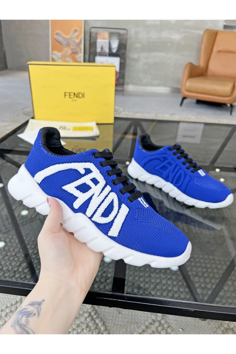 Fendi, Men's Sneaker, Blue