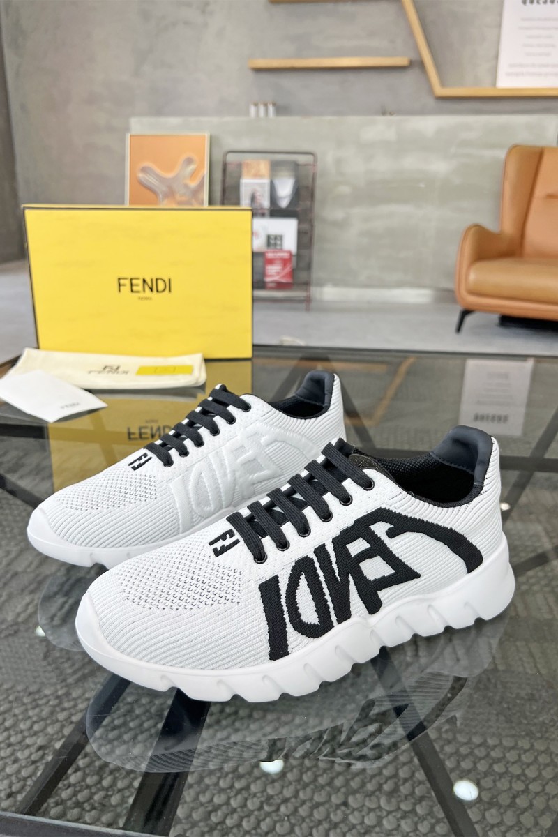 Fendi, Men's Sneaker, White