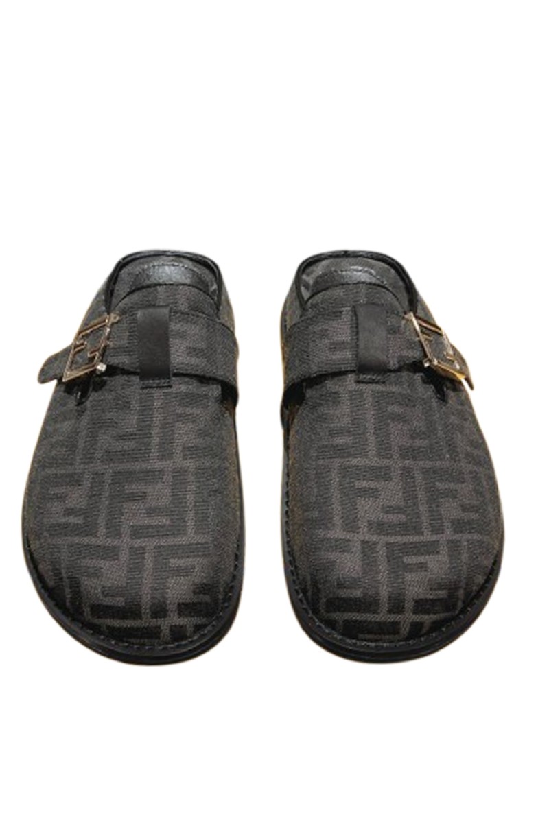 Fendi, Men's Slipper, Black