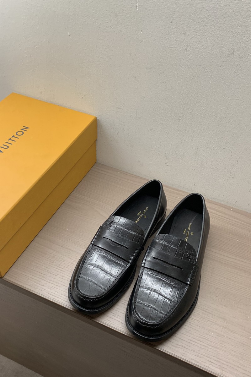 Louis Vuitton, Men's Loafer, Black