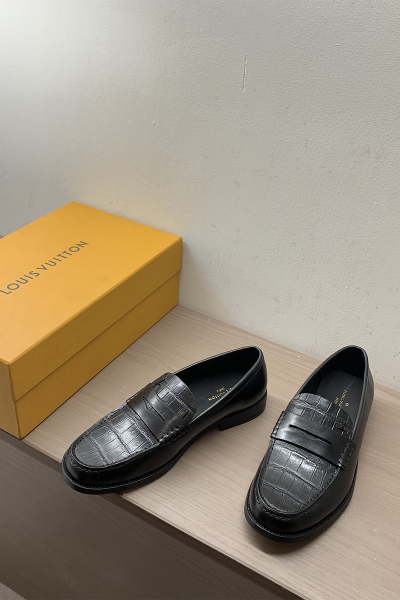 Louis Vuitton, Men's Loafer, Black