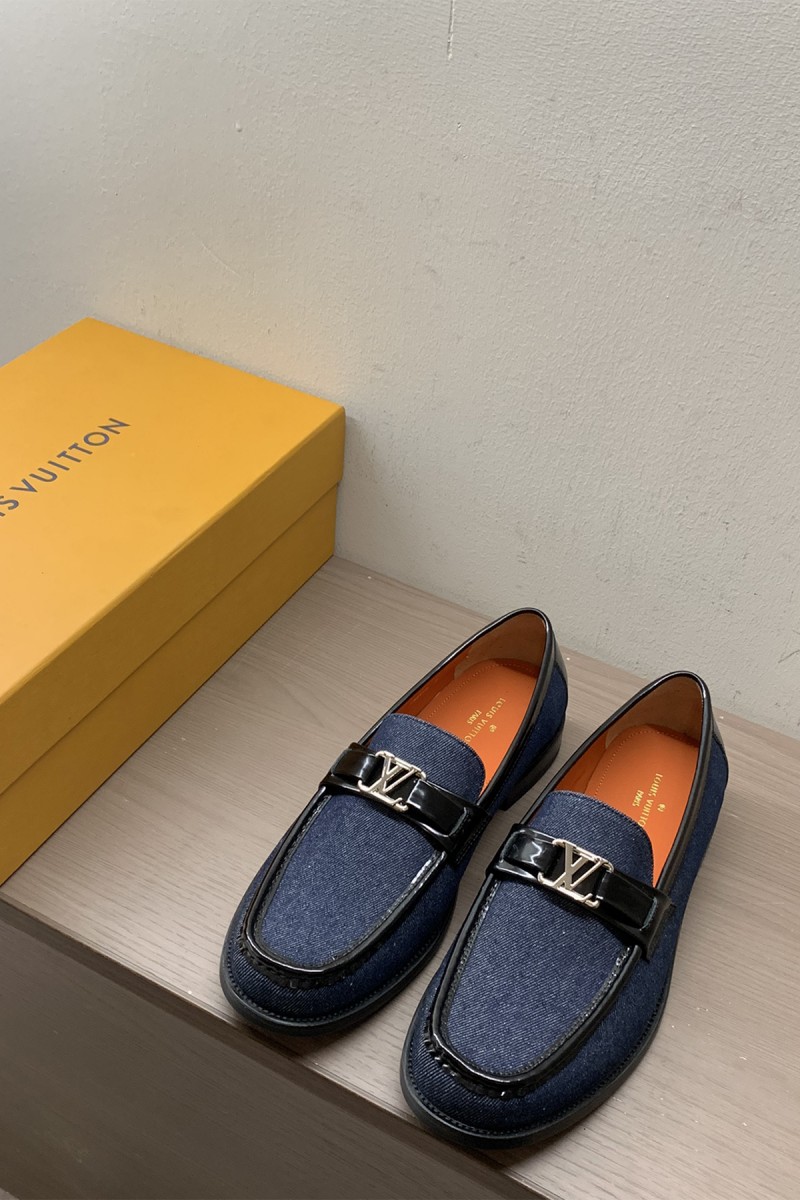 Louis Vuitton, Men's Loafer, Blue