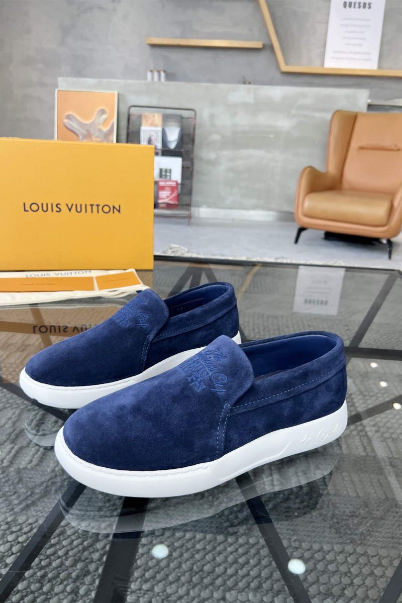 Louis Vuitton, Men's Loafer, Blue