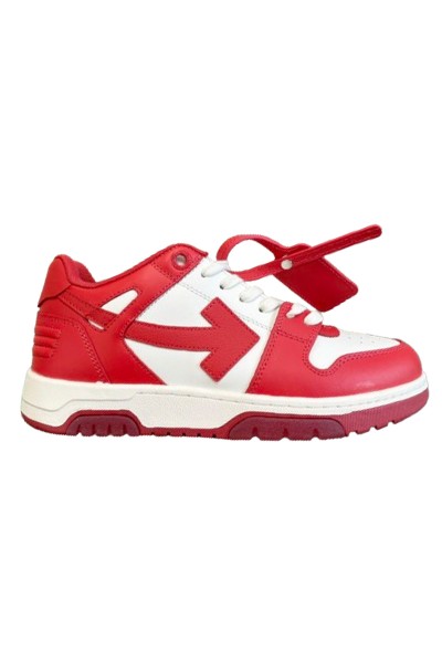 Off white, Men's Sneaker, Red