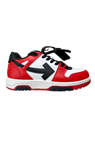 Off white, Men's Sneaker, Red