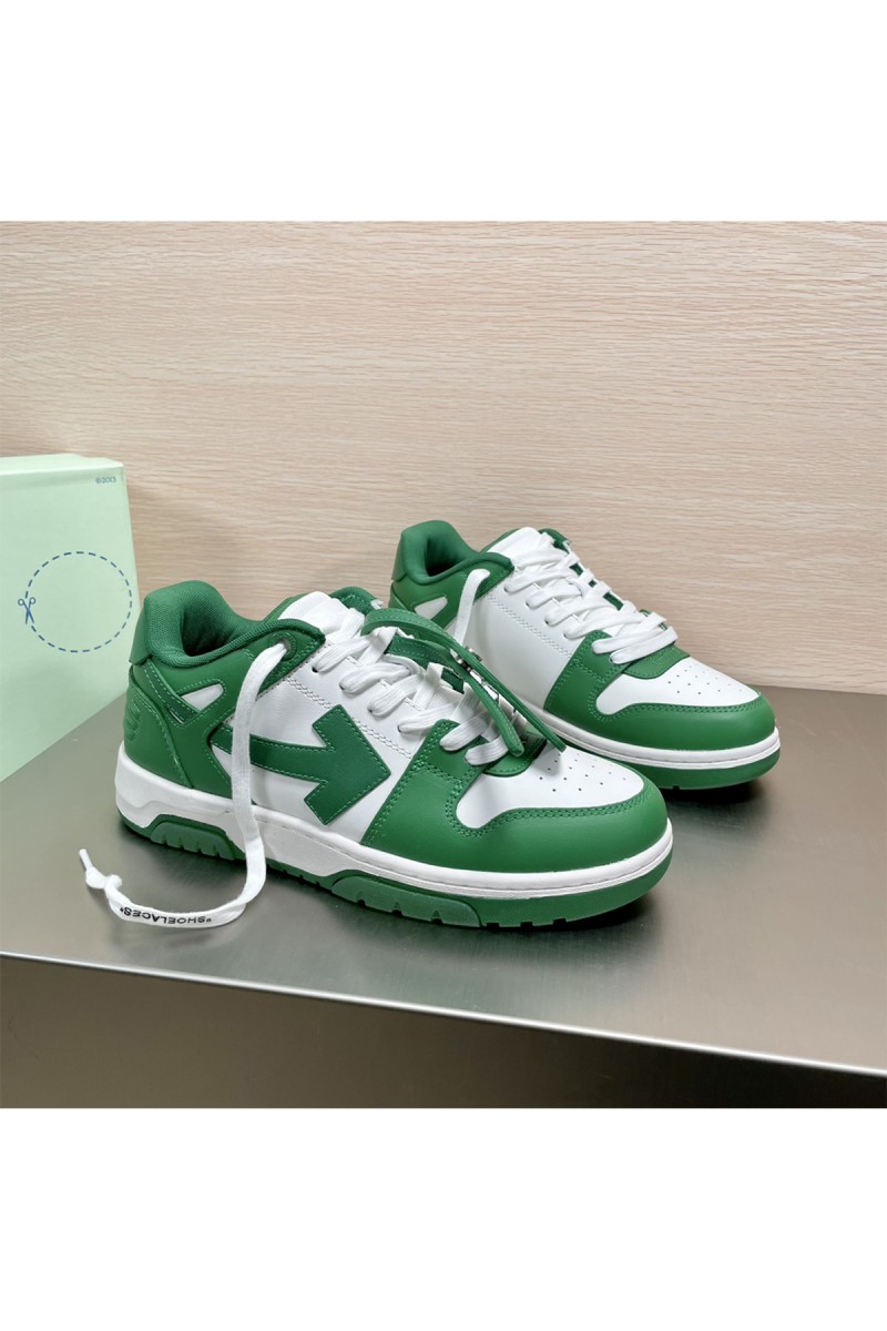 Off White, Men's Sneaker, Green