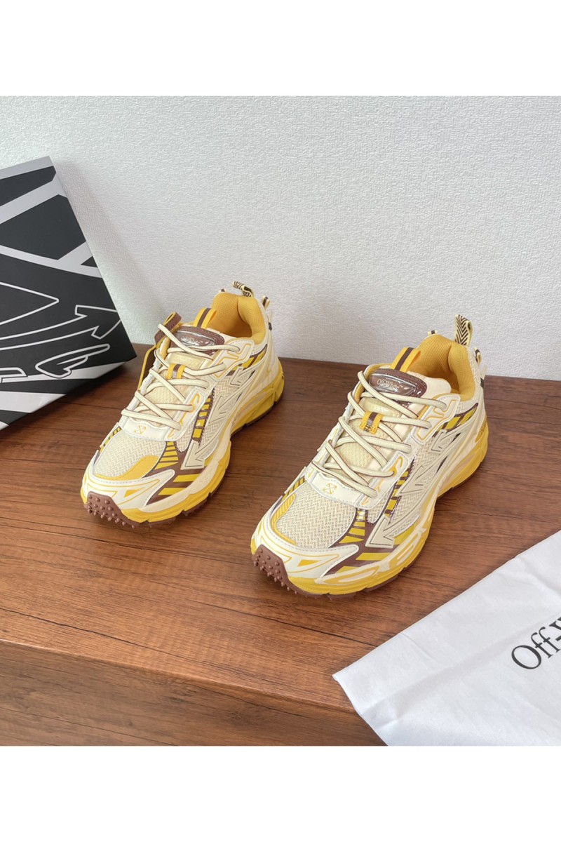 Off White, Men's Sneaker, Yellow