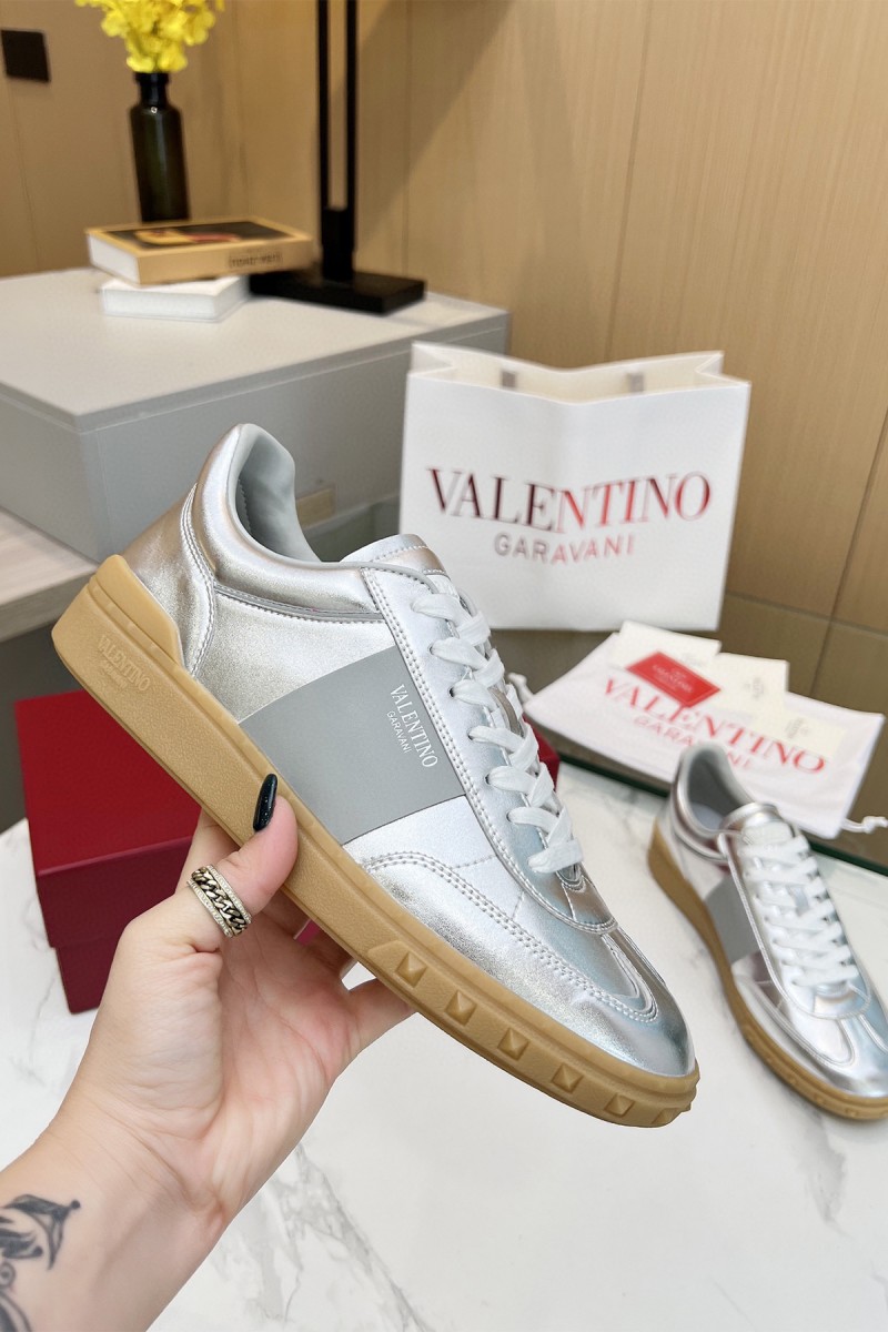 Valentino, Men's Sneaker, Silver