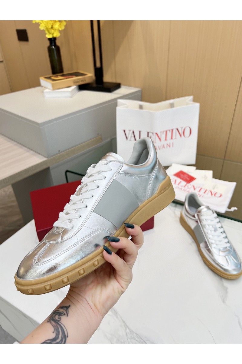 Valentino, Men's Sneaker, Silver