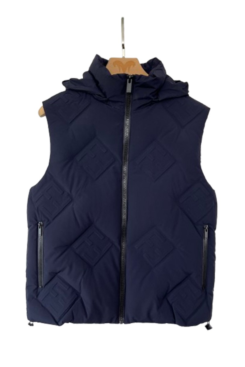 Fendi, Men's Vest, Navy