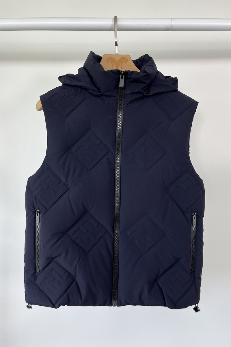 Fendi, Men's Vest, Navy