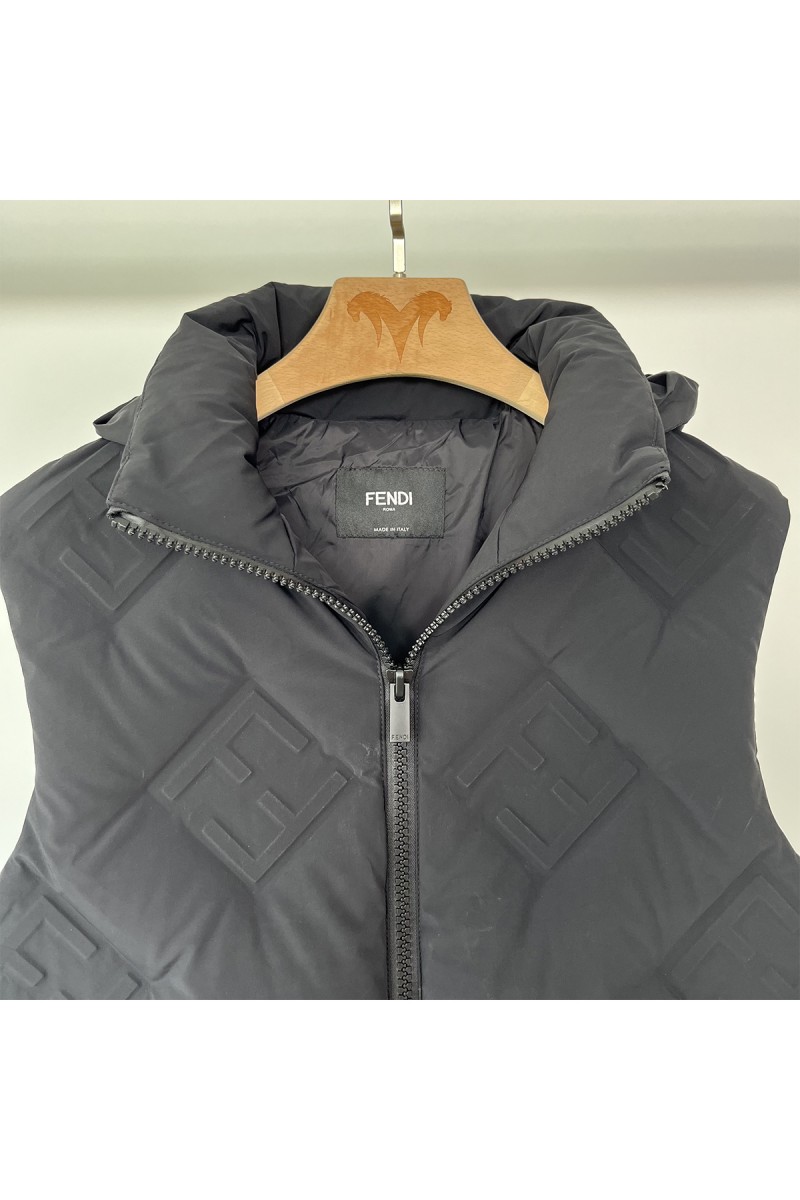 Fendi, Men's Vest, Black