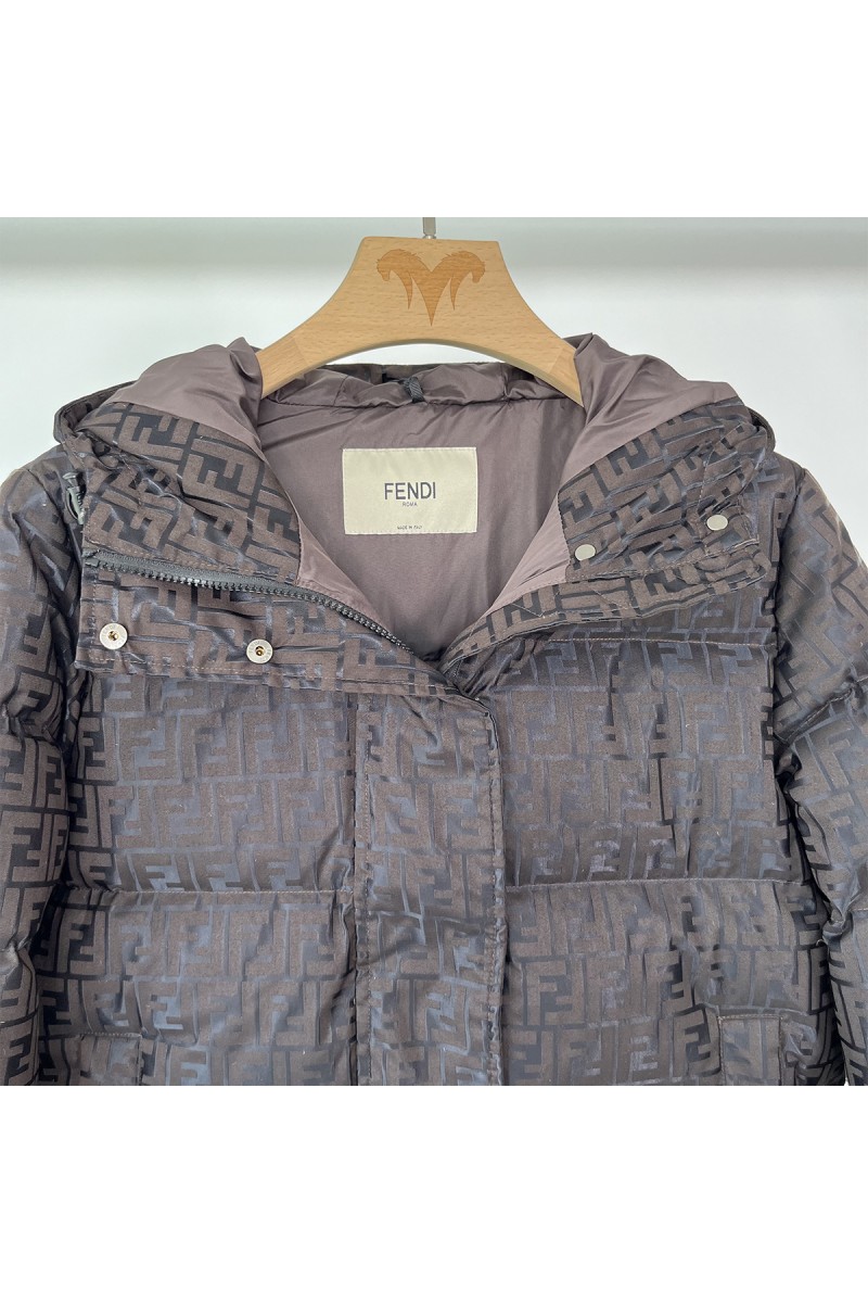 Fendi, Women's Jacket, Brown