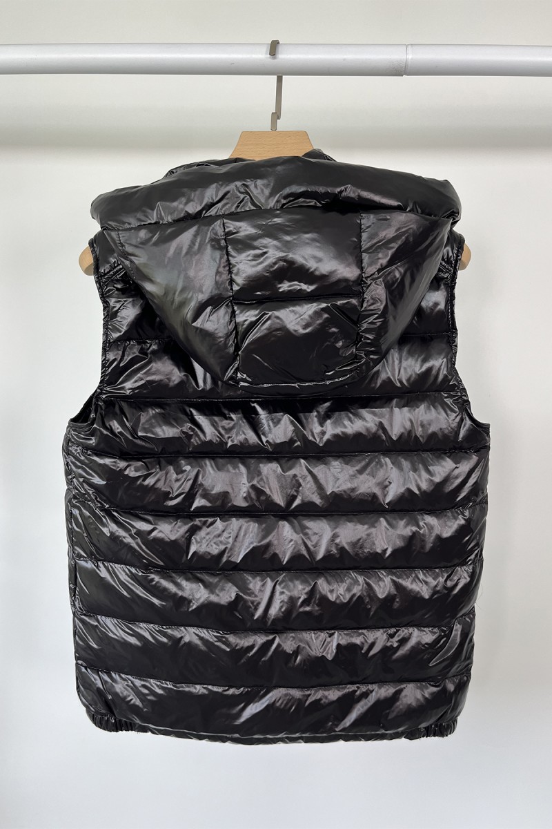 Moncler, Men's Vest, Black