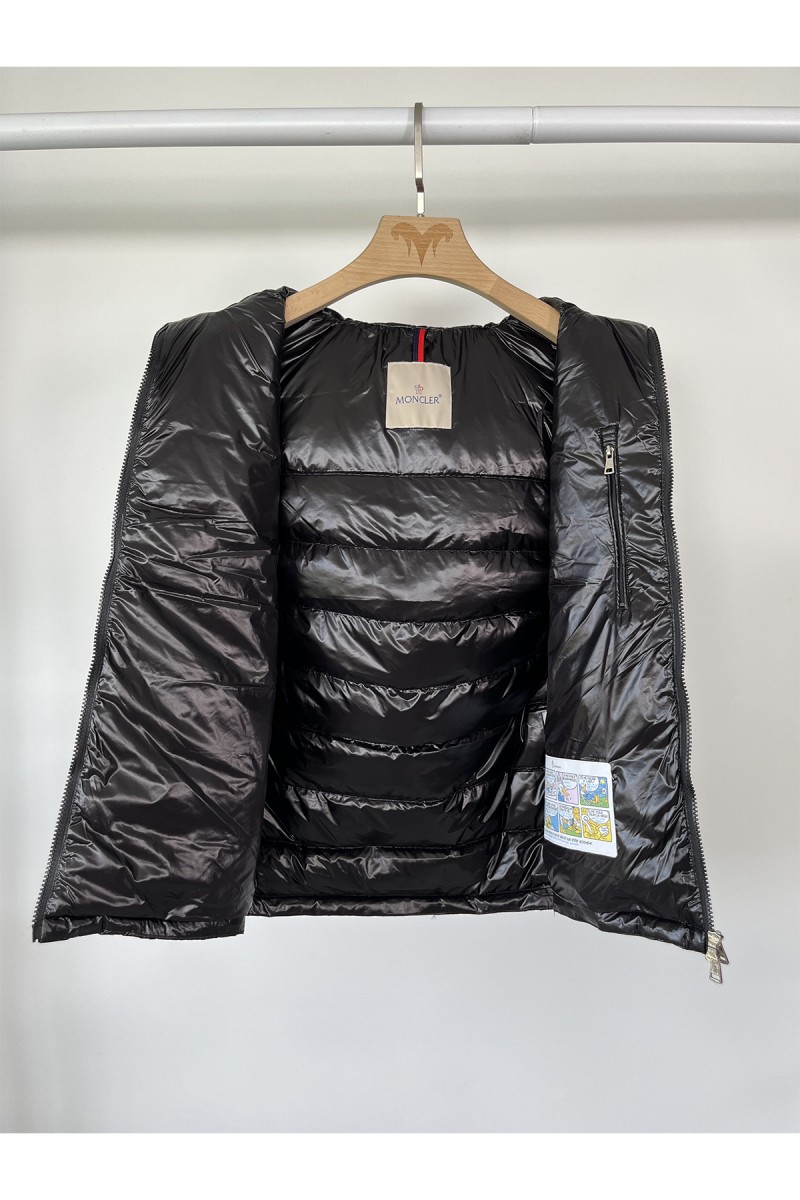 Moncler, Men's Vest, Black