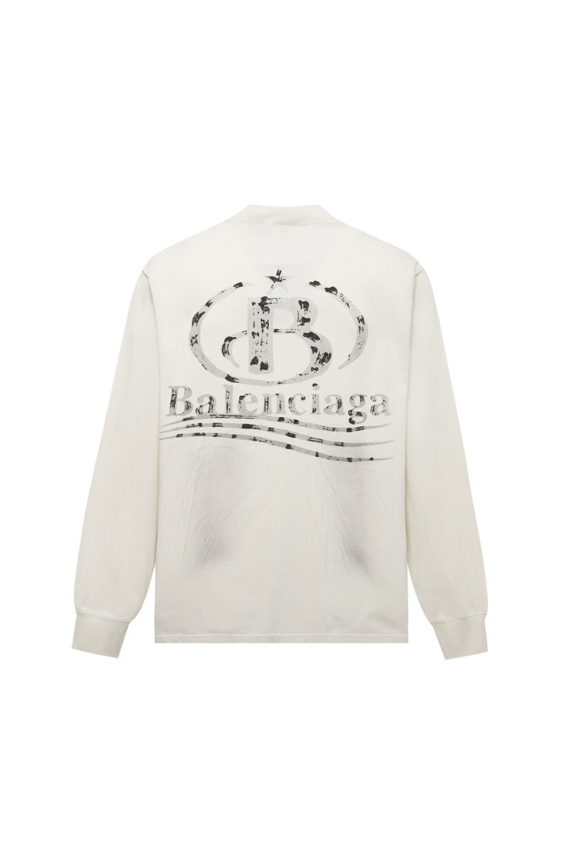 Balenciaga, Men's Pullover, White