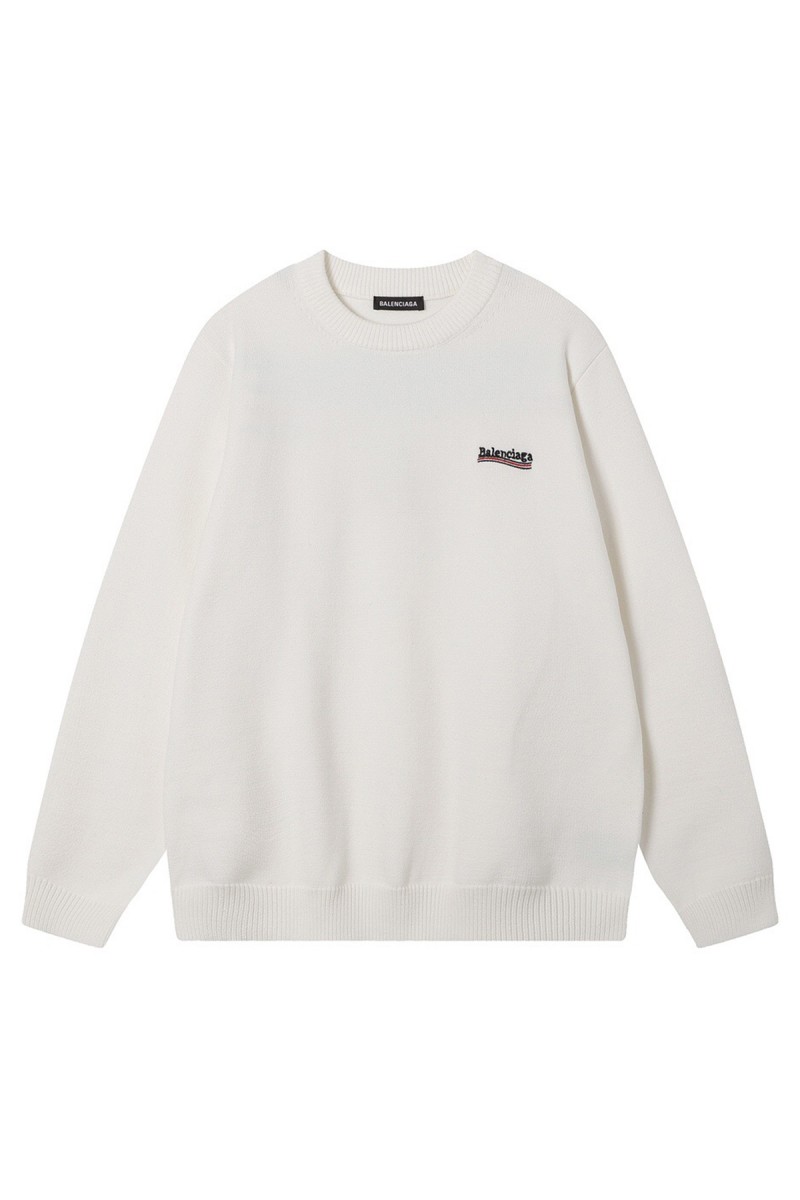 Balenciaga, Men's Pullover, White