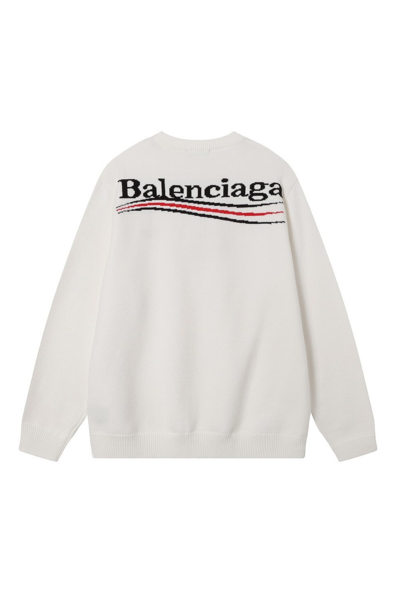 Balenciaga, Men's Pullover, White