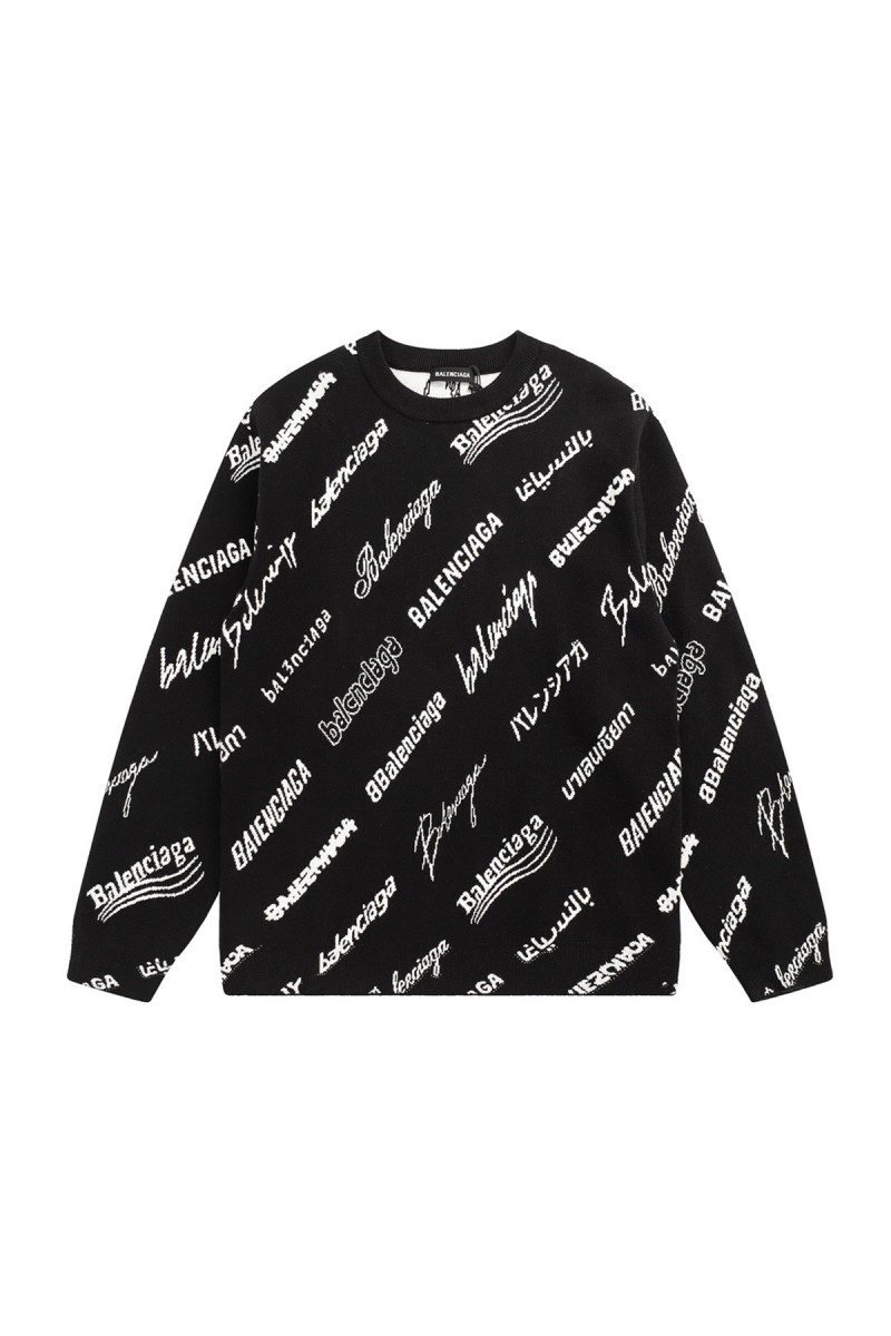 Balenciaga, Men's Pullover, Black