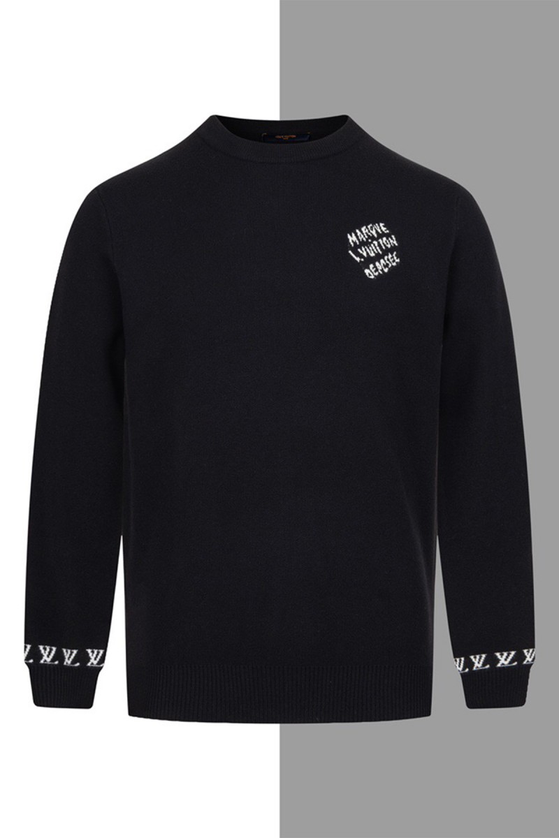 Louis Vuitton, Men's Pullover, Black