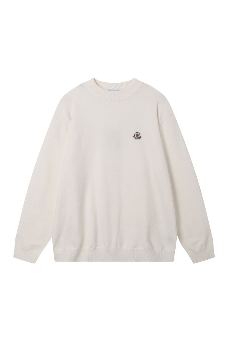 Moncler, Men's Pullover, White