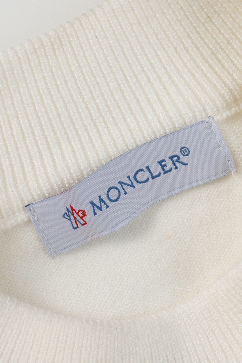 Moncler, Men's Pullover, White