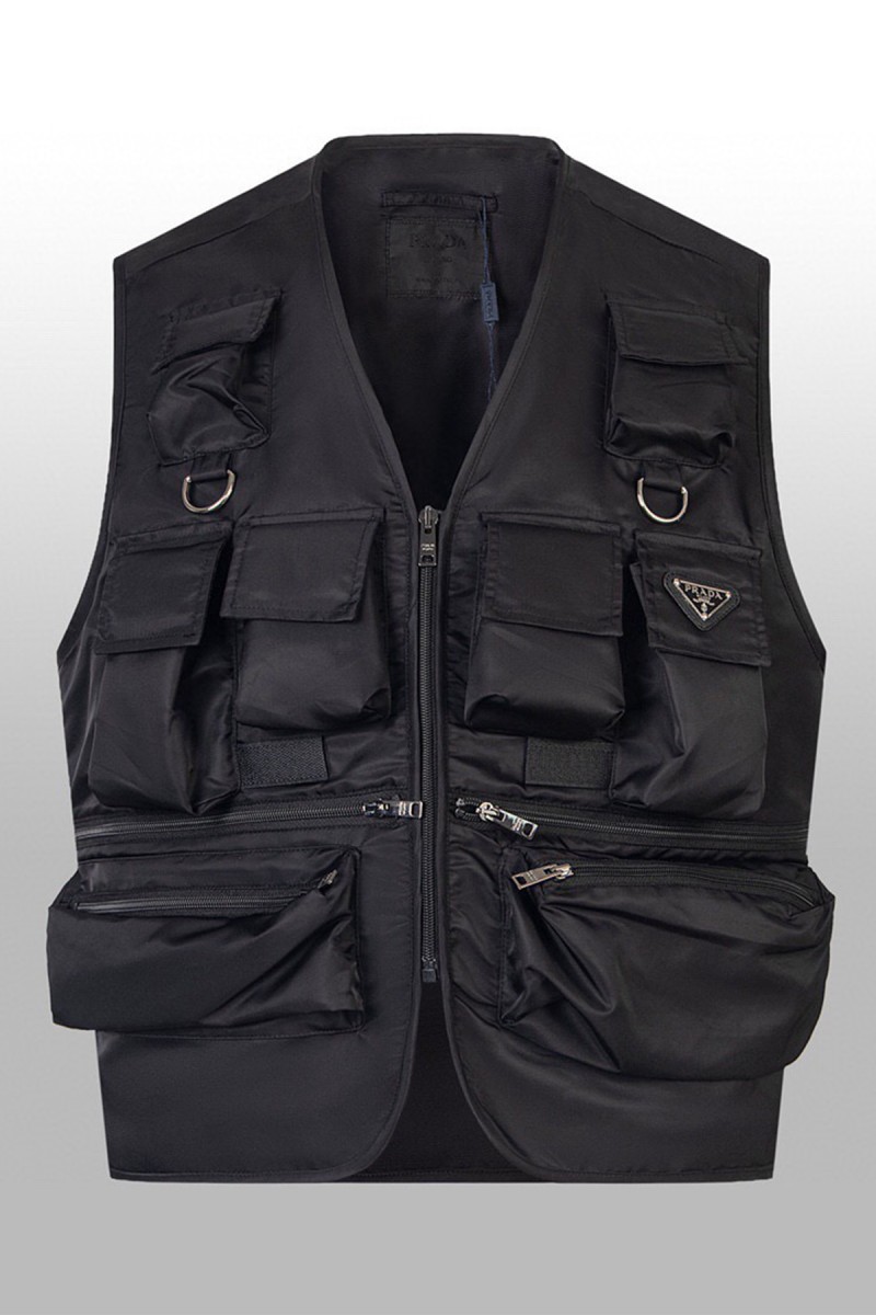 Prada, Men's Vest, Black