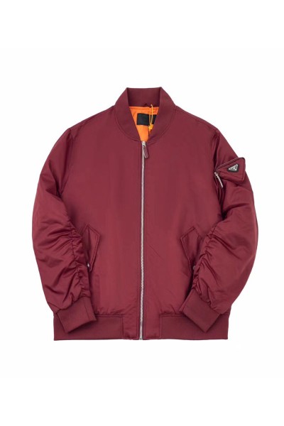 Prada, Men's Jacket, Burgundy