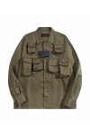 Prada, Men's Shirt, Khaki