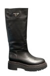 Prada, Women's Boot, Black