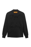 Louis Vuitton, Men's Pullover, Black