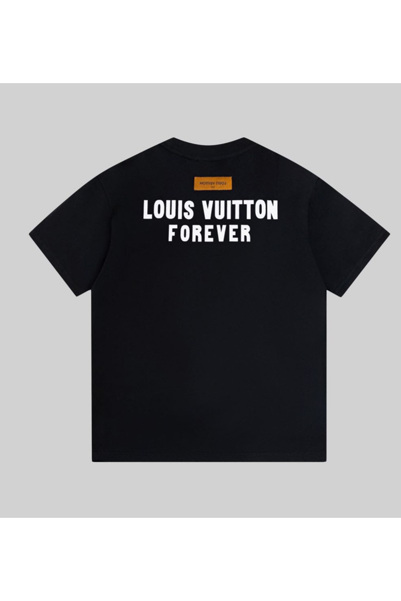 Louis Vuitton, Men's T-Shirt, Black