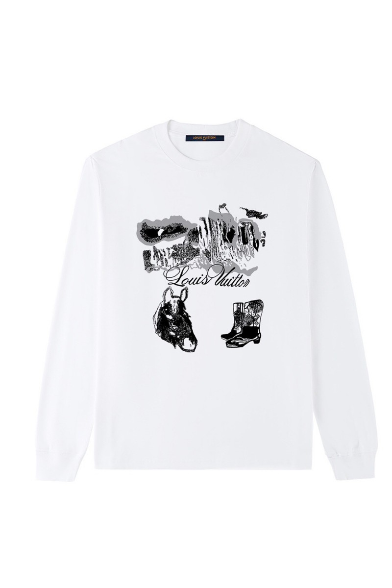 Louis Vuitton, Men's Pullover, White