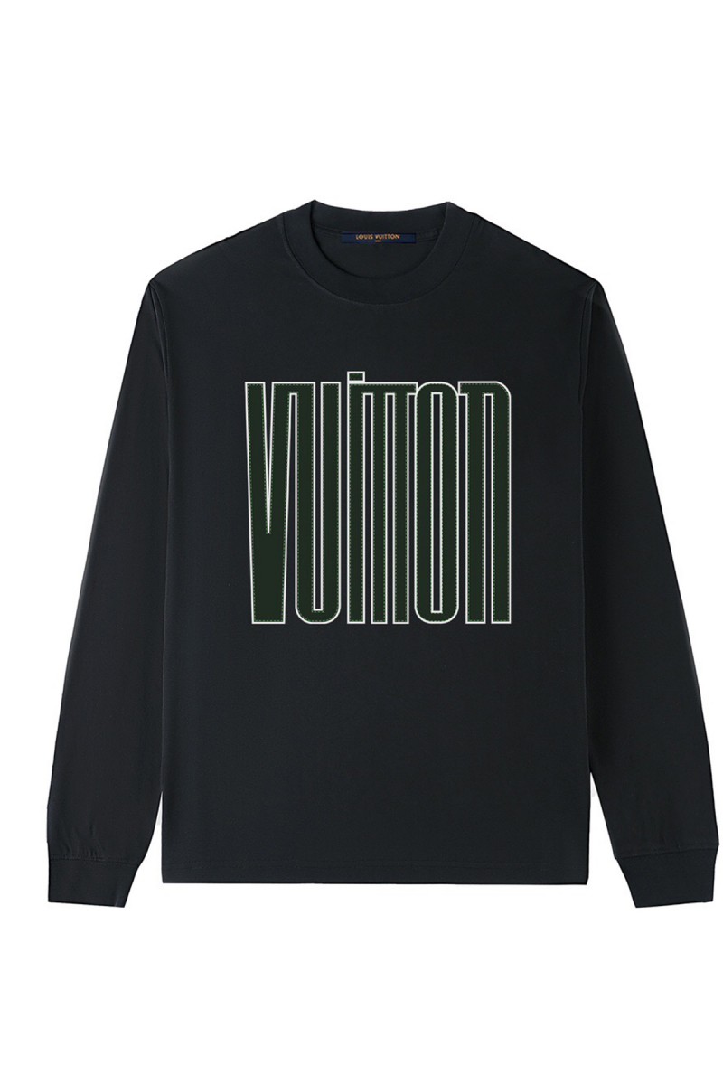 Louis Vuitton, Men's Pullover, Black