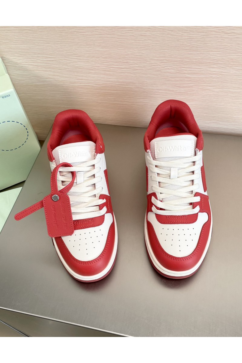 Off White, Women's Sneaker, Red