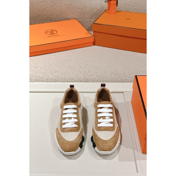 Hermes, Bouncing, Dames Sneakers, Camel
