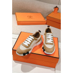 Hermes, Bouncing, Dames Sneakers, Camel