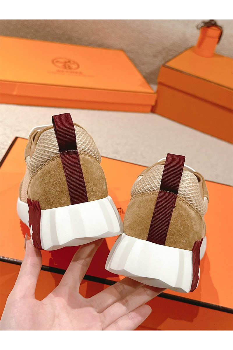 Hermes, Women's Sneaker, Camel