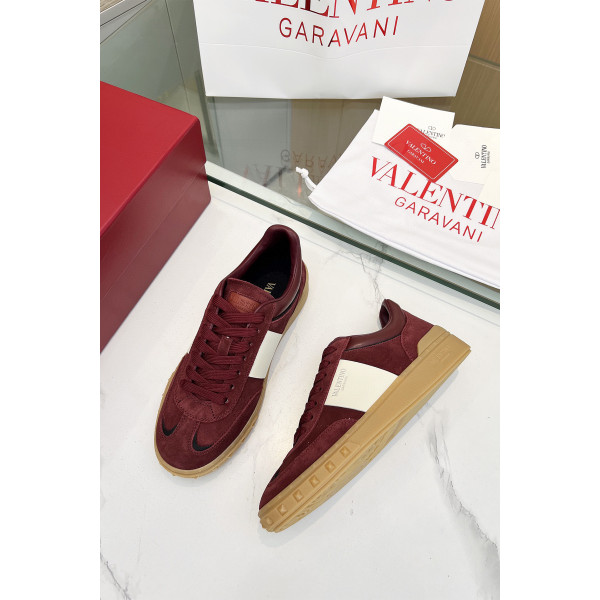 Valentino, Women's Sneaker, Burgundy