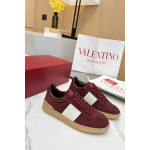 Valentino, Women's Sneaker, Burgundy