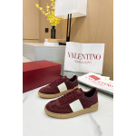 Valentino, Women's Sneaker, Burgundy
