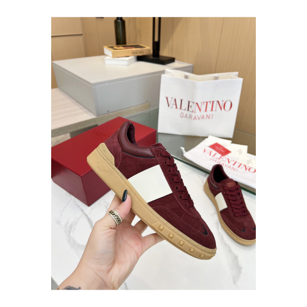Valentino, Women's Sneaker, Burgundy