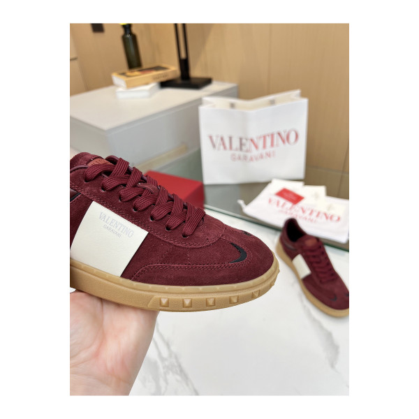 Valentino, Women's Sneaker, Burgundy