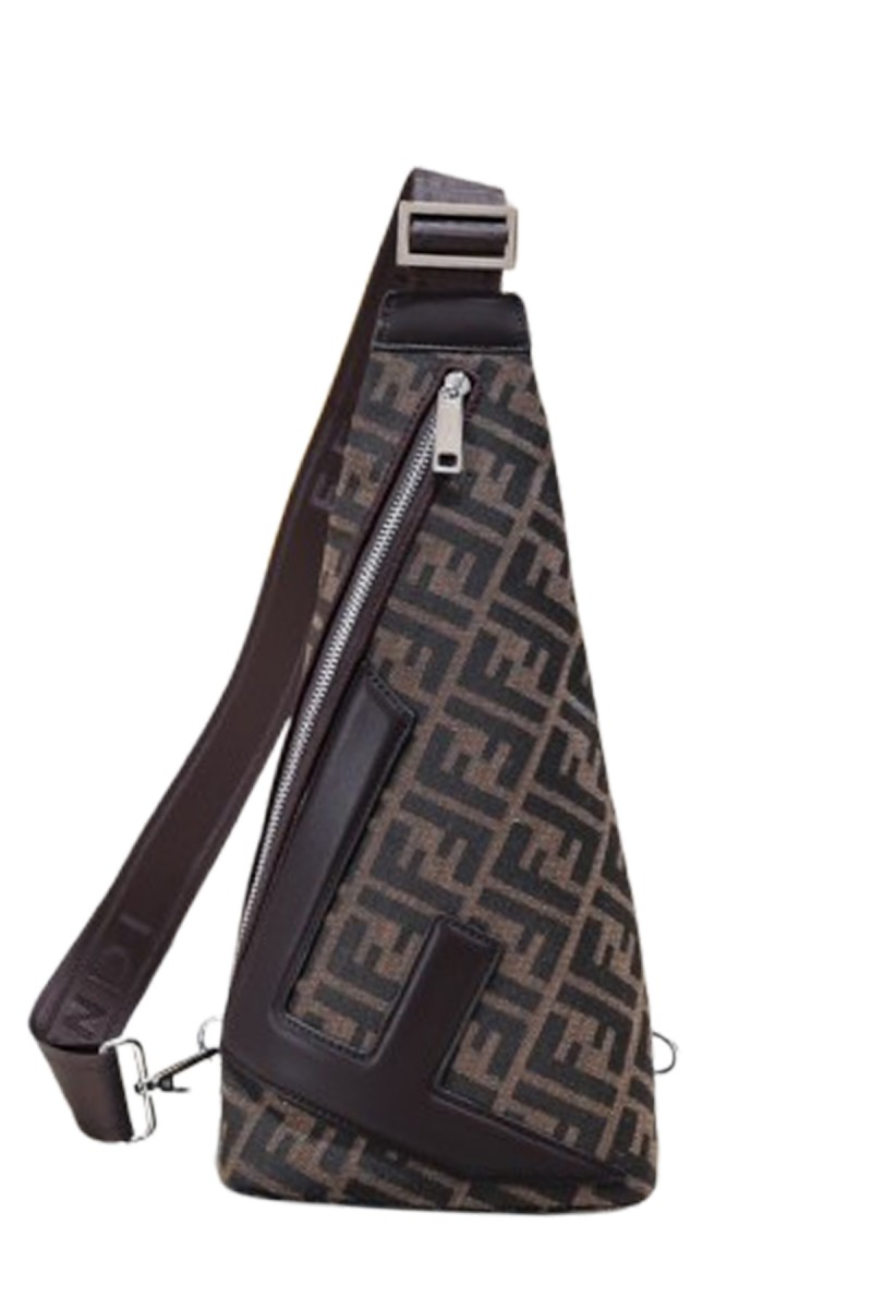 Fendi, Unisex Backpack, Brown