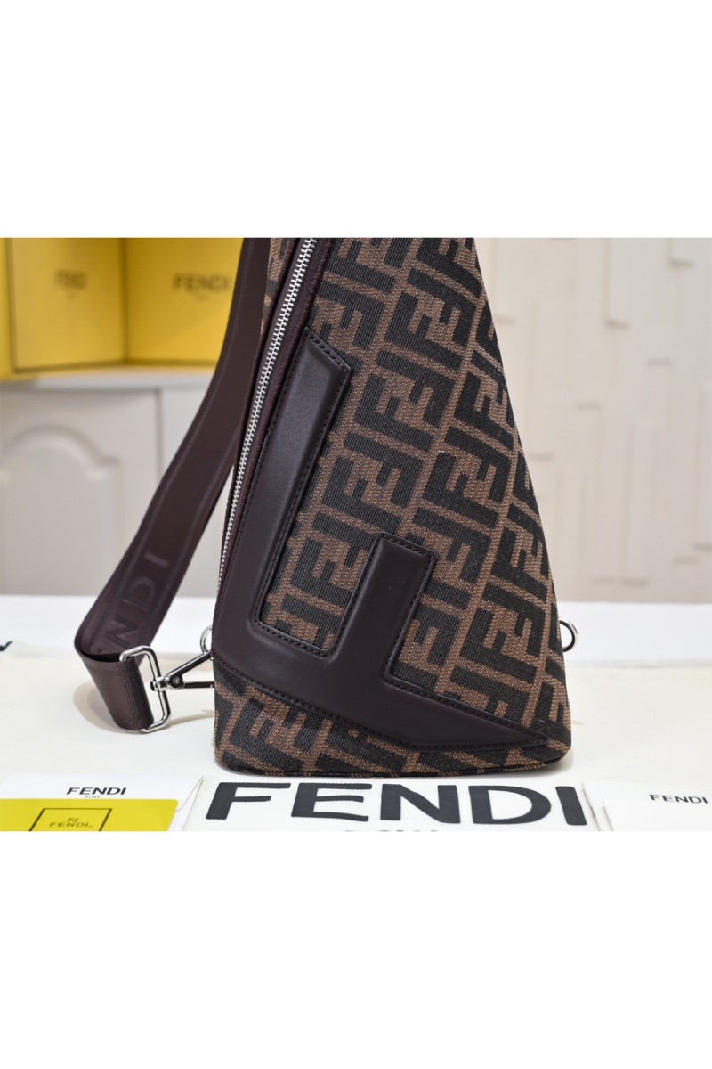 Fendi, Unisex Backpack, Brown