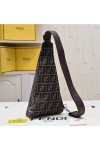 Fendi, Unisex Backpack, Brown