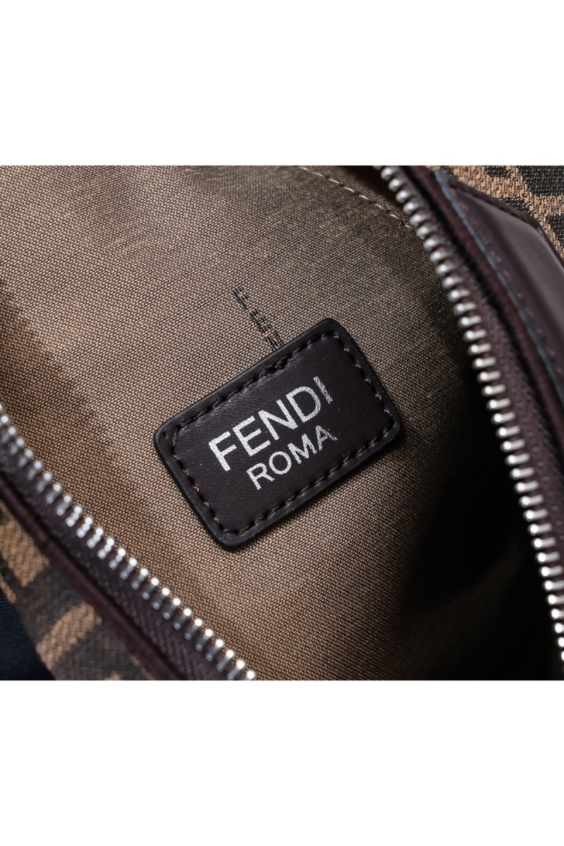 Fendi, Unisex Backpack, Brown