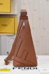 Fendi, Unisex Backpack, Brown