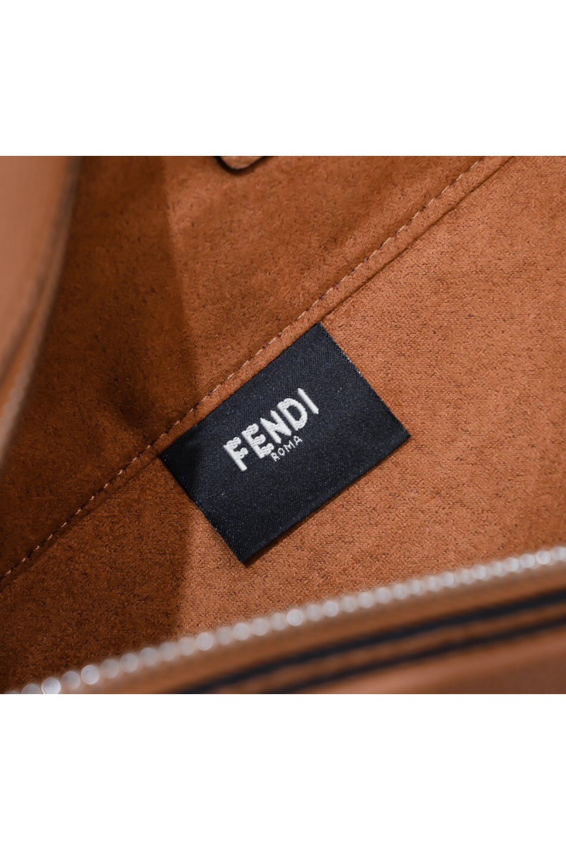 Fendi, Unisex Backpack, Brown