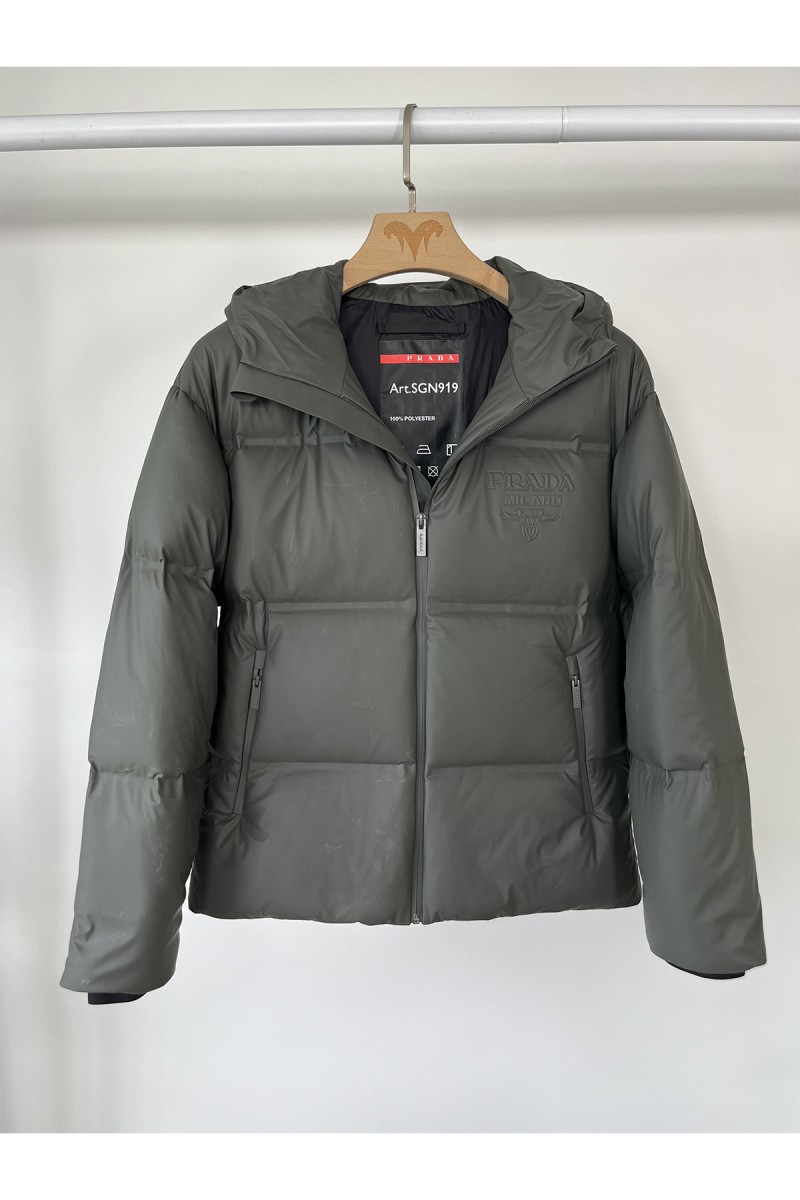 Prada, Men's Jacket, Grey